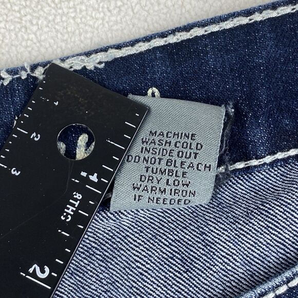 ND Weekend Denim Shorts Womens 24W Blue Embroidered Pockets Summer Boho Chic - Picture 7 of 15